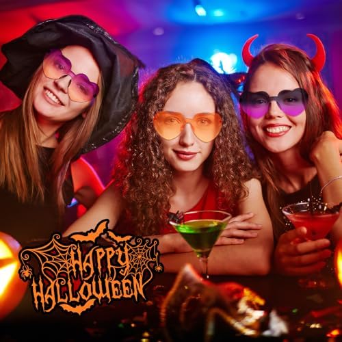14 Pack Heart Sunglasses for Women - Halloween Party Decorations