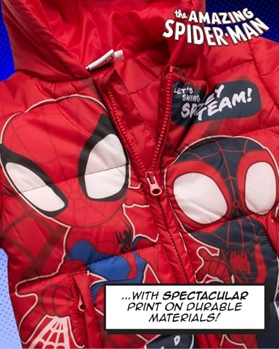 Marvel Kids Winter Snow Suit Set Spider Gwen Miles Spider-Man