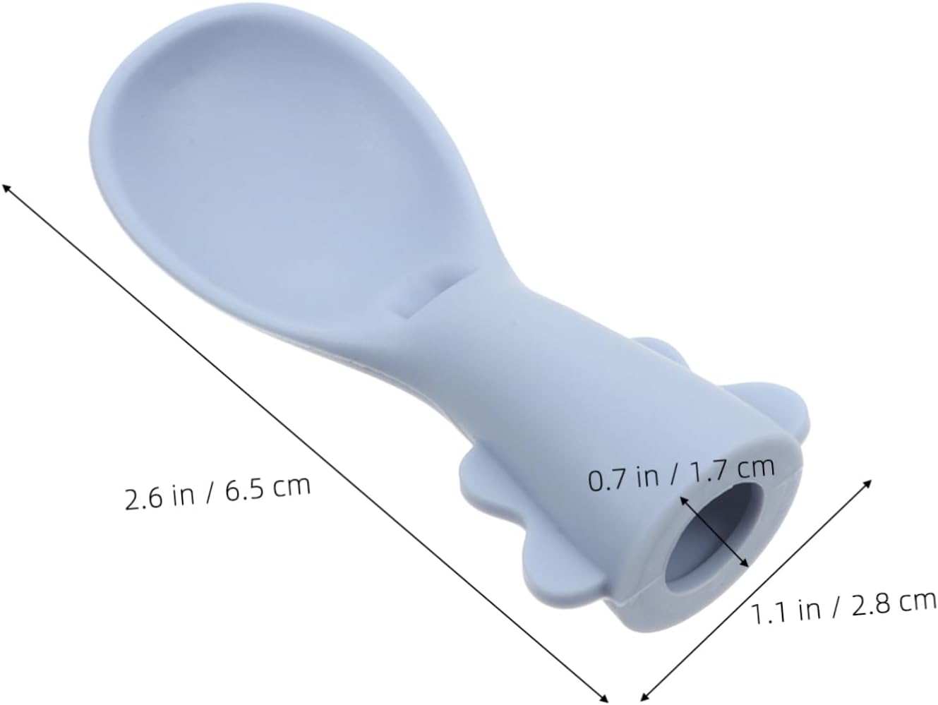 CHILDWEET 4pcs Silicone Spoon Attachment Set for Pouches