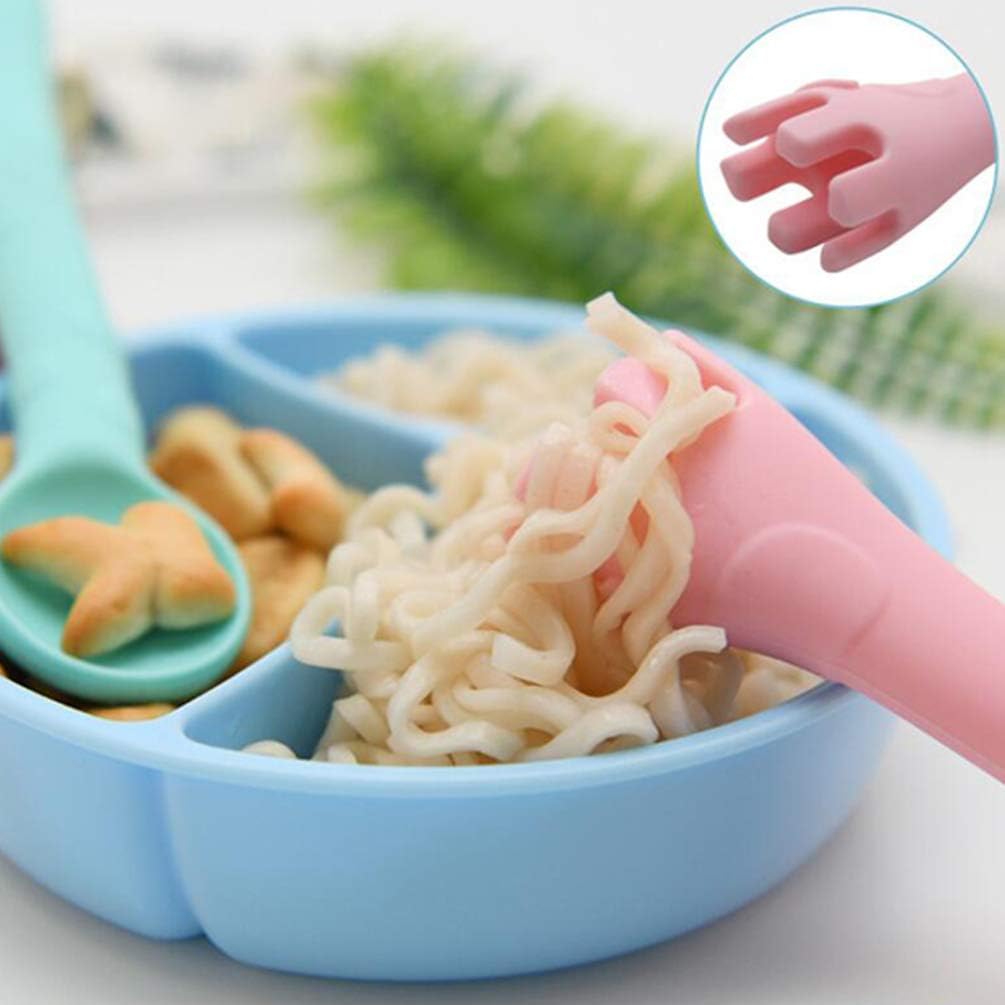 Baby Silicone Soft Spoons - Fun Giraffe Design for Toddlers