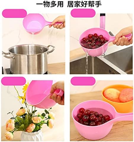 Thickened Plastic Water Ladle Spoon Pink