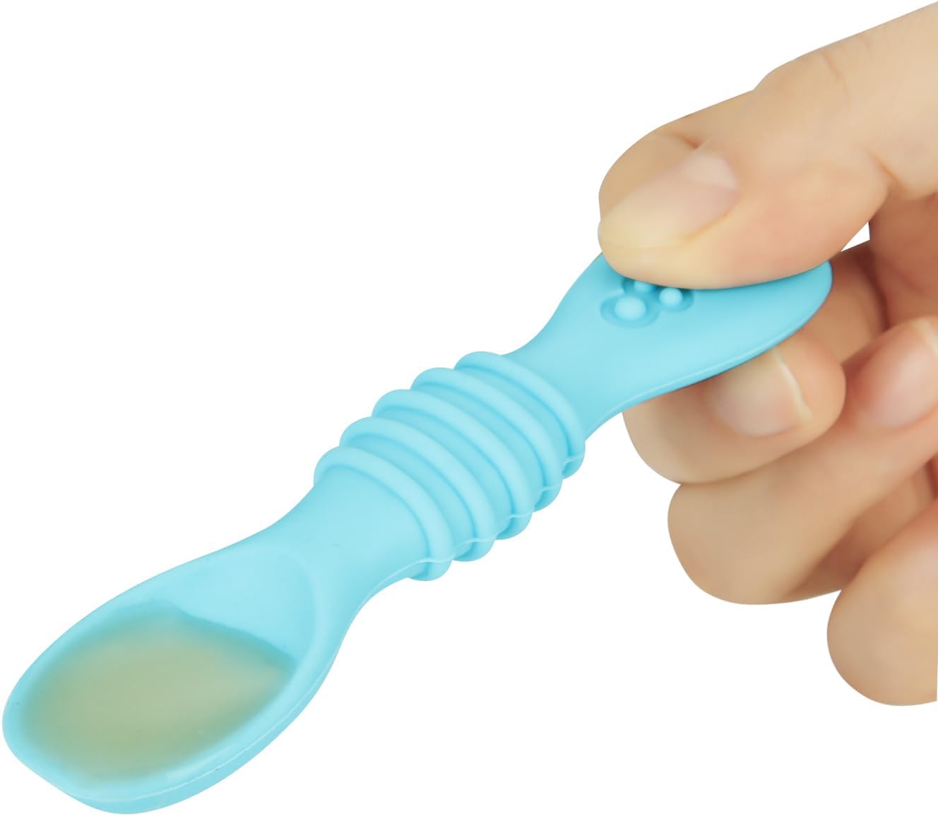 Silicone Baby Spoons Set 6-Piece - Safe for Toddler