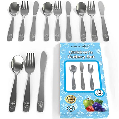 Perfect Kids Silverware Set Safe for Tots flatware design