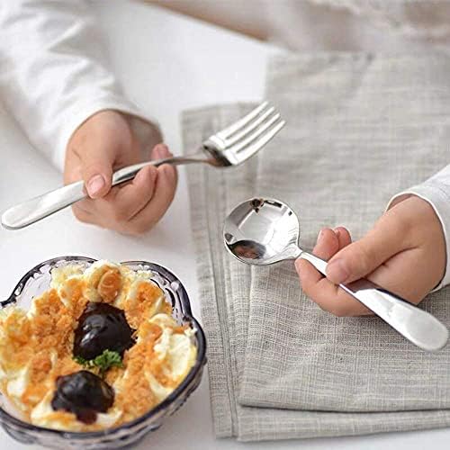 Stainless Steel Kids Silverware Set Mirror-Polished