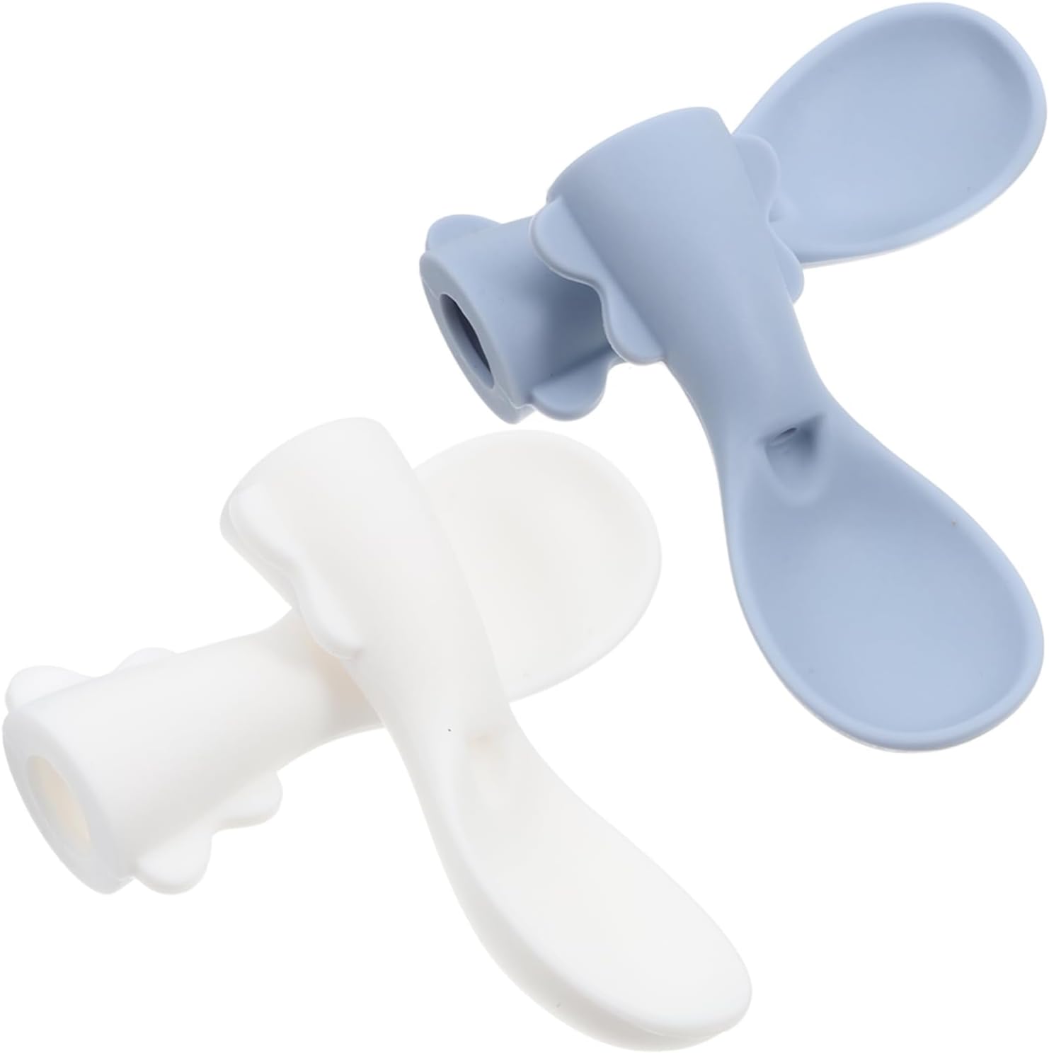 4-Piece Silicone Food Pouch Spoons Set for Babies