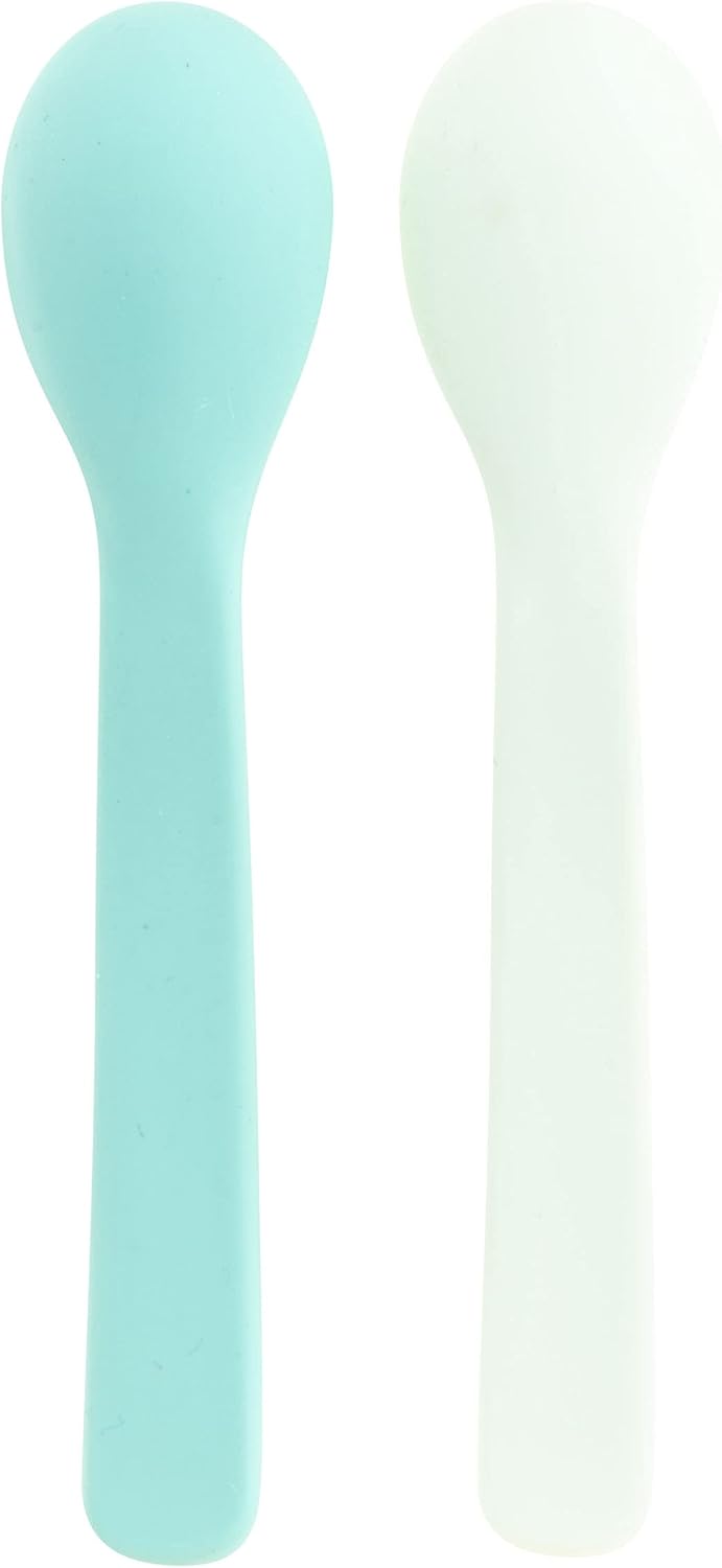 Strong Start silicone baby spoons