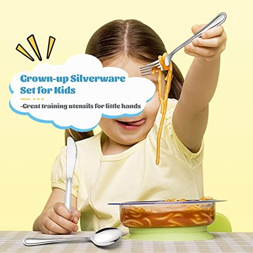 E-far 12-Piece Kids Silverware Set