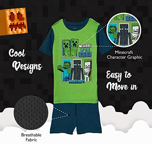 Minecraft Kids Pajama Set Fun comfy for boys