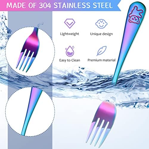 Minatee Rainbow Kids Forks Set