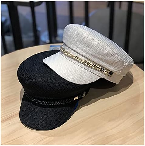 UPSTORE Womens Black Cabbie Cap for Fashion and All Seasons