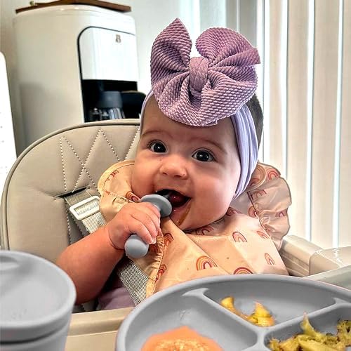 TalkTools ITSY Tiny Silicone Spoons Twin Pack - Perfect for Toddlers Picky Eaters