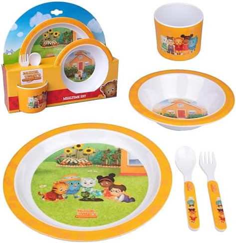 Daniel Tigers Neighborhood Mealtime Feeding Set for Kids