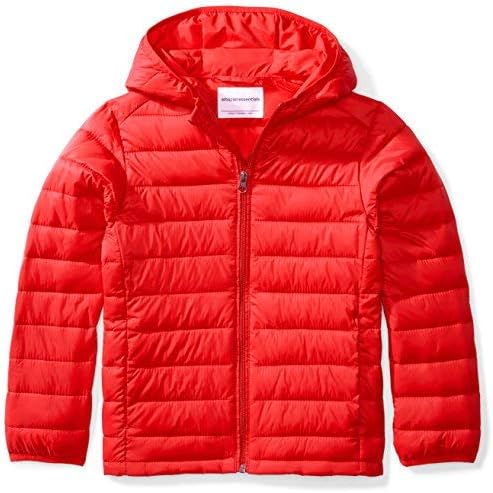 Lightweight Packable Water-Resistant Hooded Puffer Jacket for Boys and Toddlers