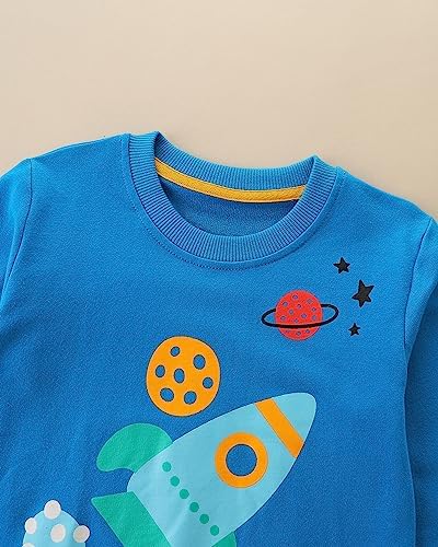 CM-Kid Toddler Boys Elephant Shark Sweatshirt