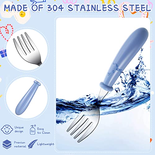Chumia 9-Piece Stainless Steel Toddler Forks