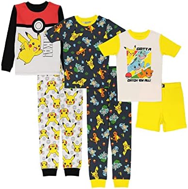 Pokemon Boys Pajama Set Sleepy Comfort
