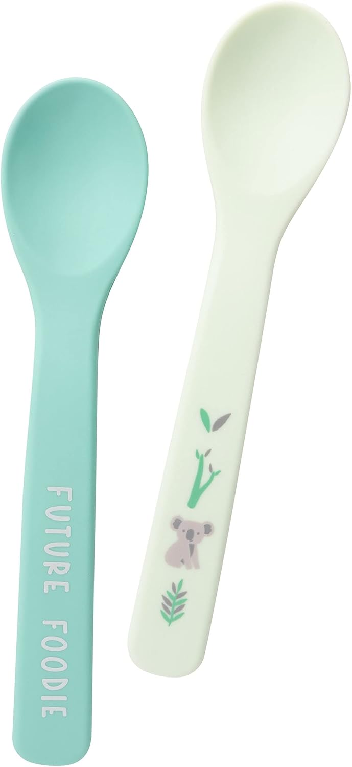 Strong Start silicone baby spoons