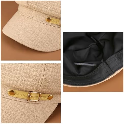 Womens Retro Octagonal Newsboy Cap