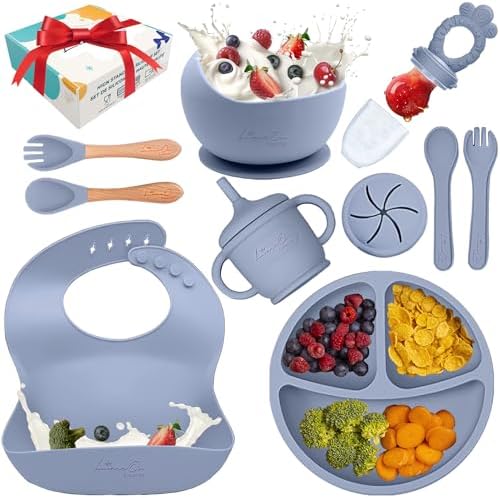 BPA-Free Silicone Baby Feeding Set for Toddlers