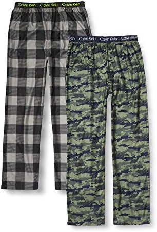 Calvin Klein Boys Super Soft Brushed Pajama Pants 2 Pack