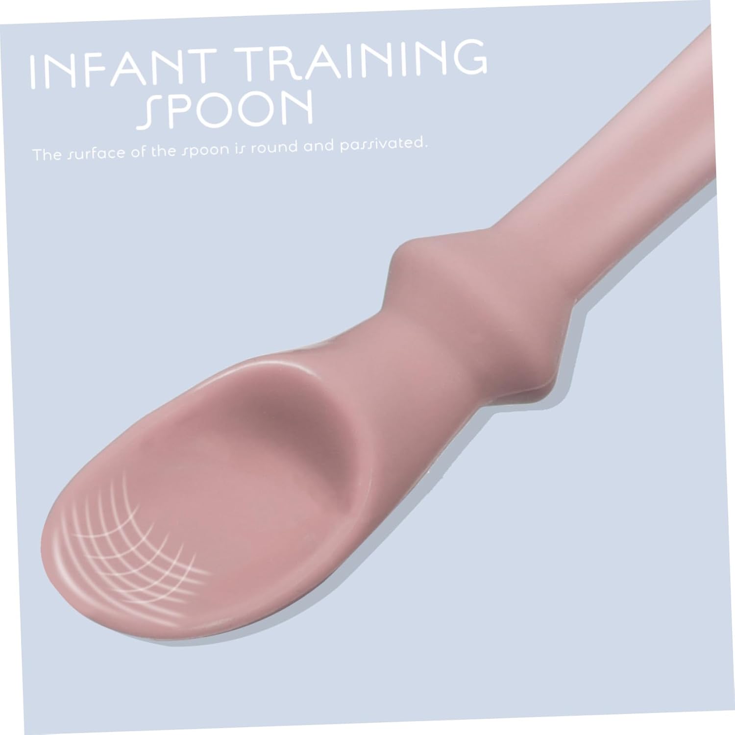 Toyandona 1-Piece Silicone Training Spoon for Infants