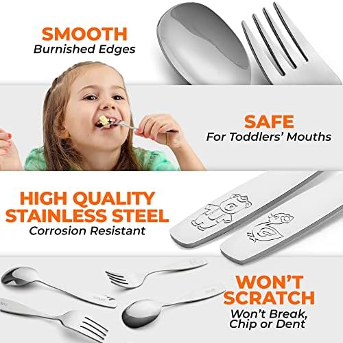 Zulay Kitchen Toddler Tableware Set