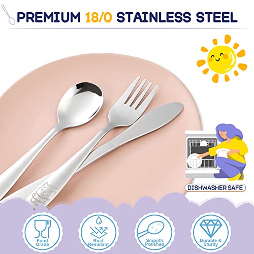 VITEVER Toddler Kids Utensils Set for BirthdaysChristmas
