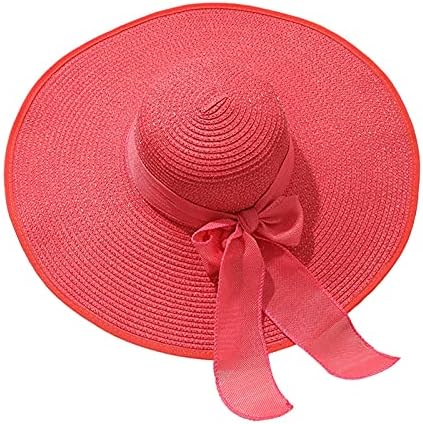 Sun straw hats for women wide brim UPF80 protection