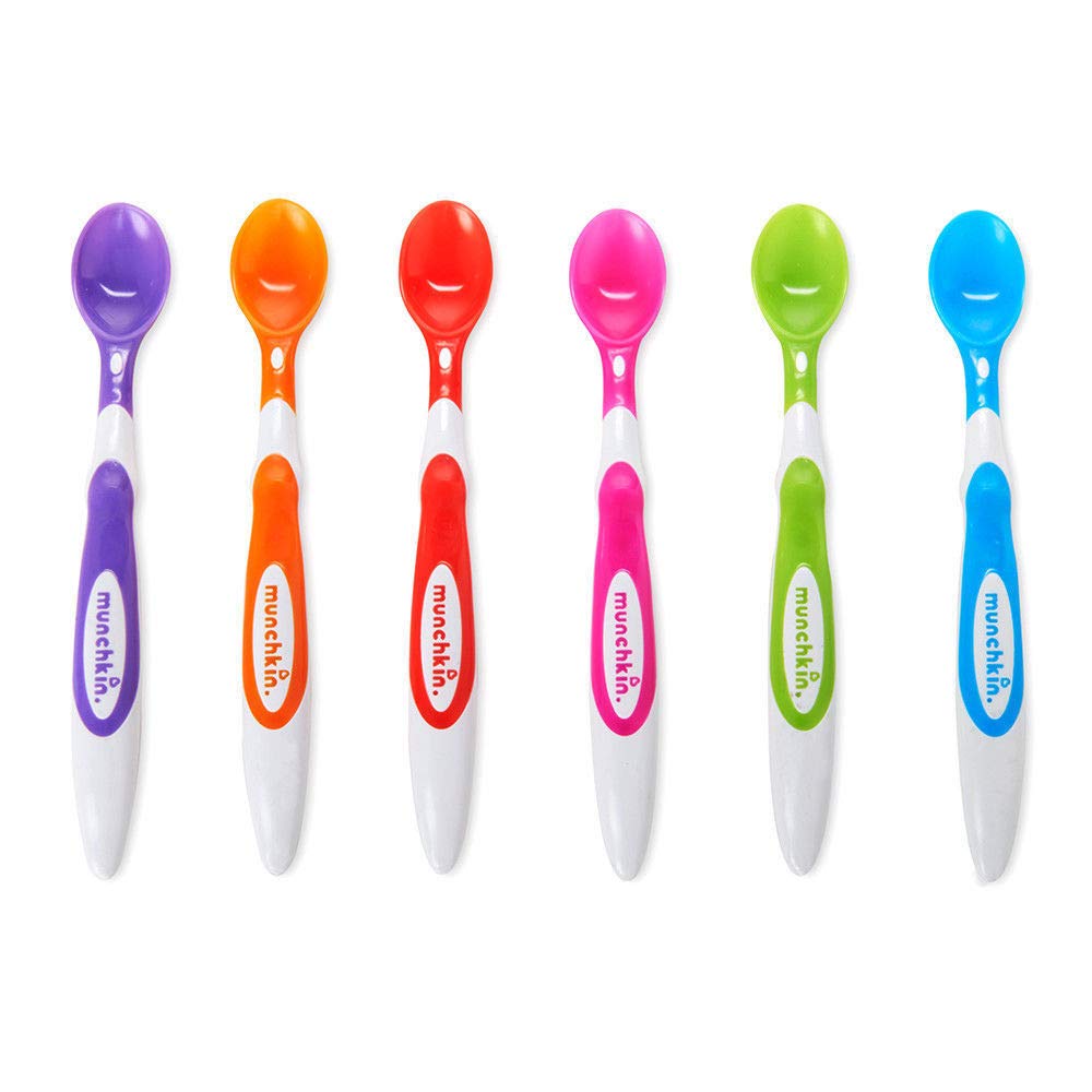 Munchkin 10062 Soft-Tip Set of 6 Ergonomic Baby Spoons