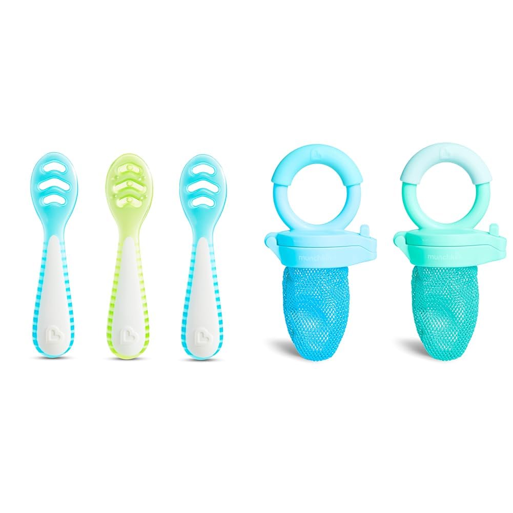 Munchkin Gentle Dip First Spoon Set for Baby Led Weaning