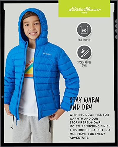 Eddie Bauer Boys Weather Resistant Down Jacket for Cold Weather