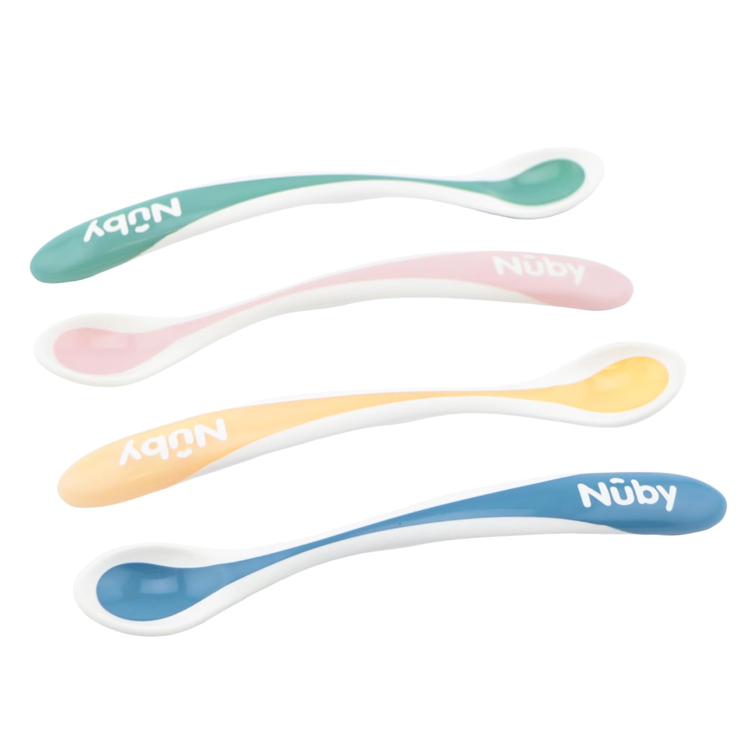 Nuby Heat-Resistant Feeding Spoons for Babies