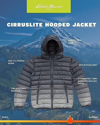 Eddie Bauer Boys Weather-Resistant Insulated Puffer Jacket