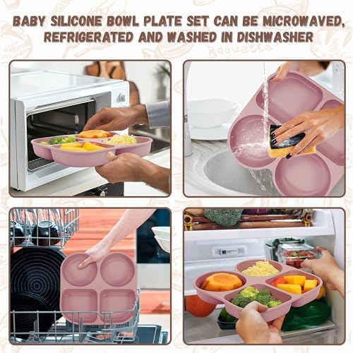 MIICASA Silicone Baby Feeding Set