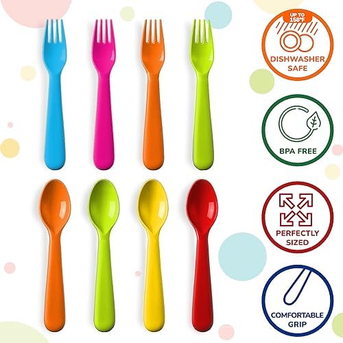 Fun Safe Toddler Utensils Set for Kids