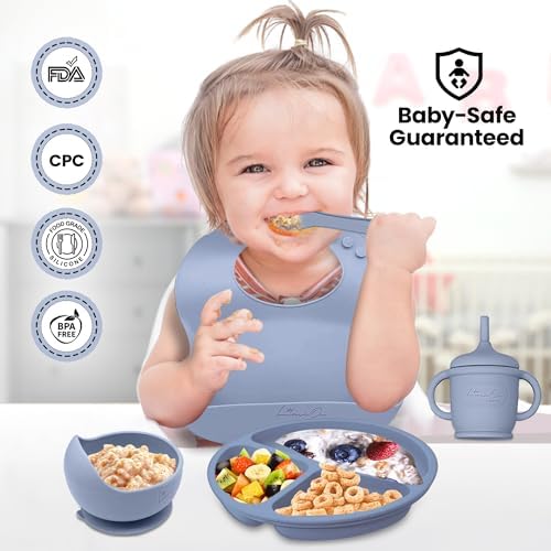 BPA-Free Silicone Baby Feeding Set for Toddlers