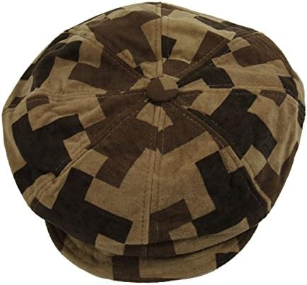 Sleek Suede Velvet Newsboy Cap