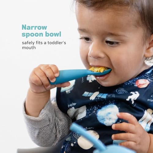 EZPZ Mini Utensils - 100 BPA Free Toddler Set