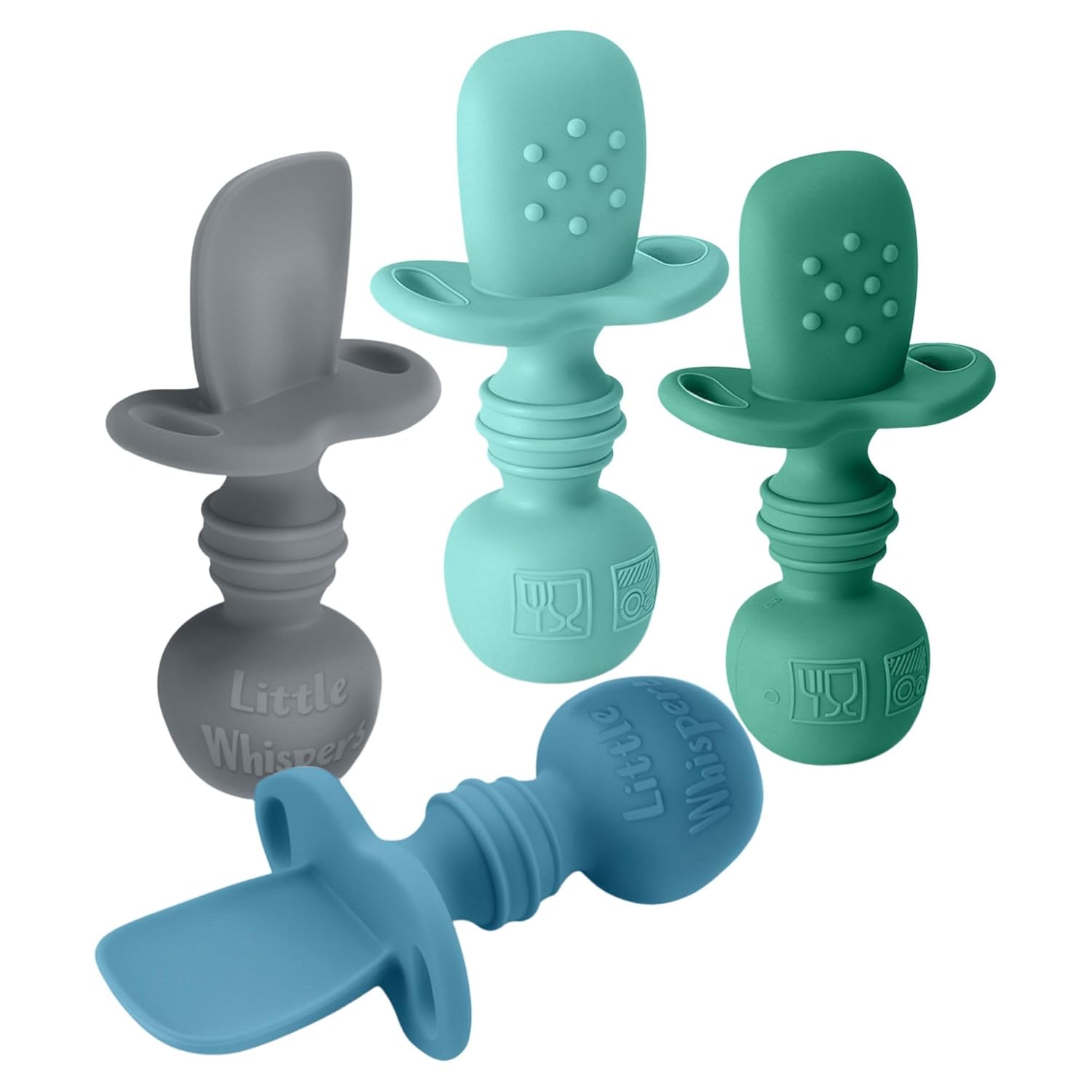 Little Whispers Baby Silicone Spoons