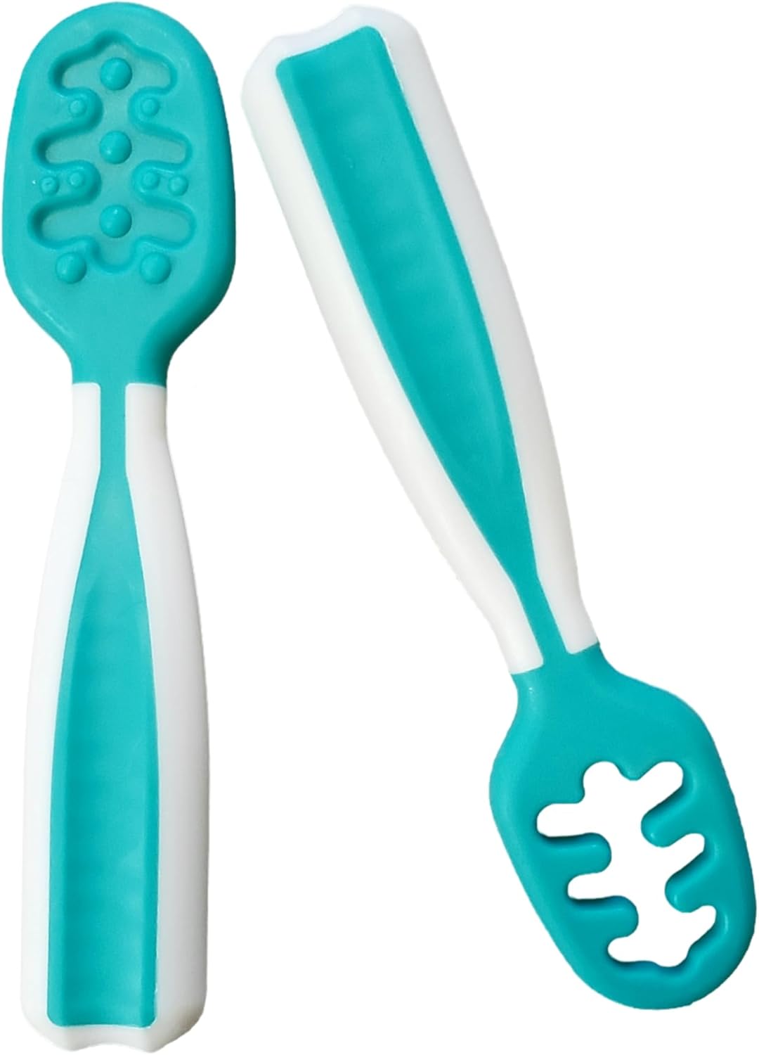 Generic Baby Spoons TealWhite 38-inch