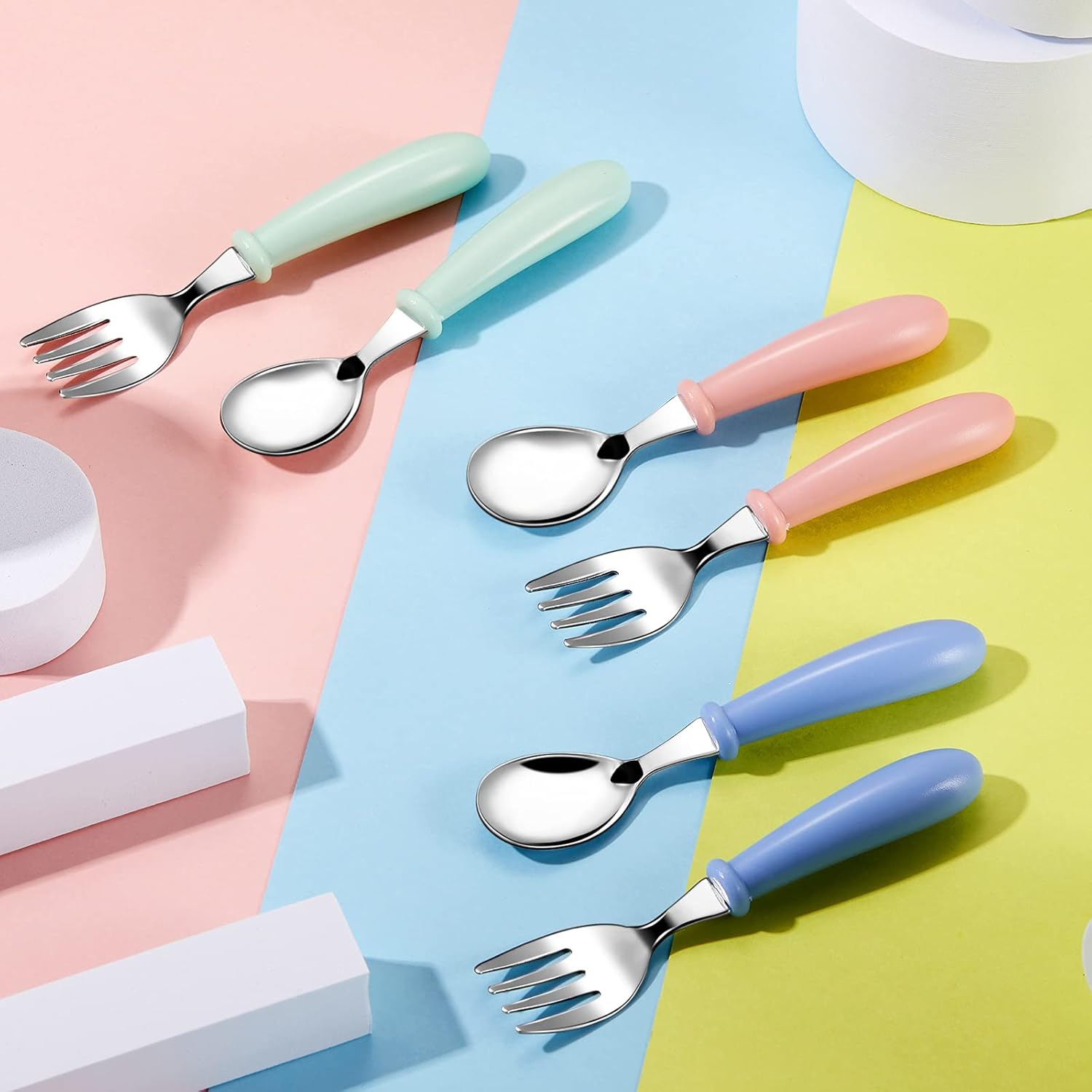 Honeydak Toddler Utensils Set