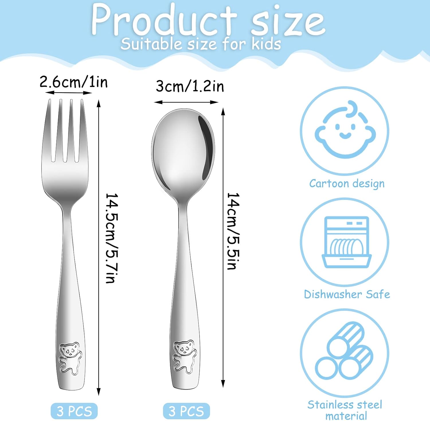 Safe and Durable Toddler Utensils Set for Kids