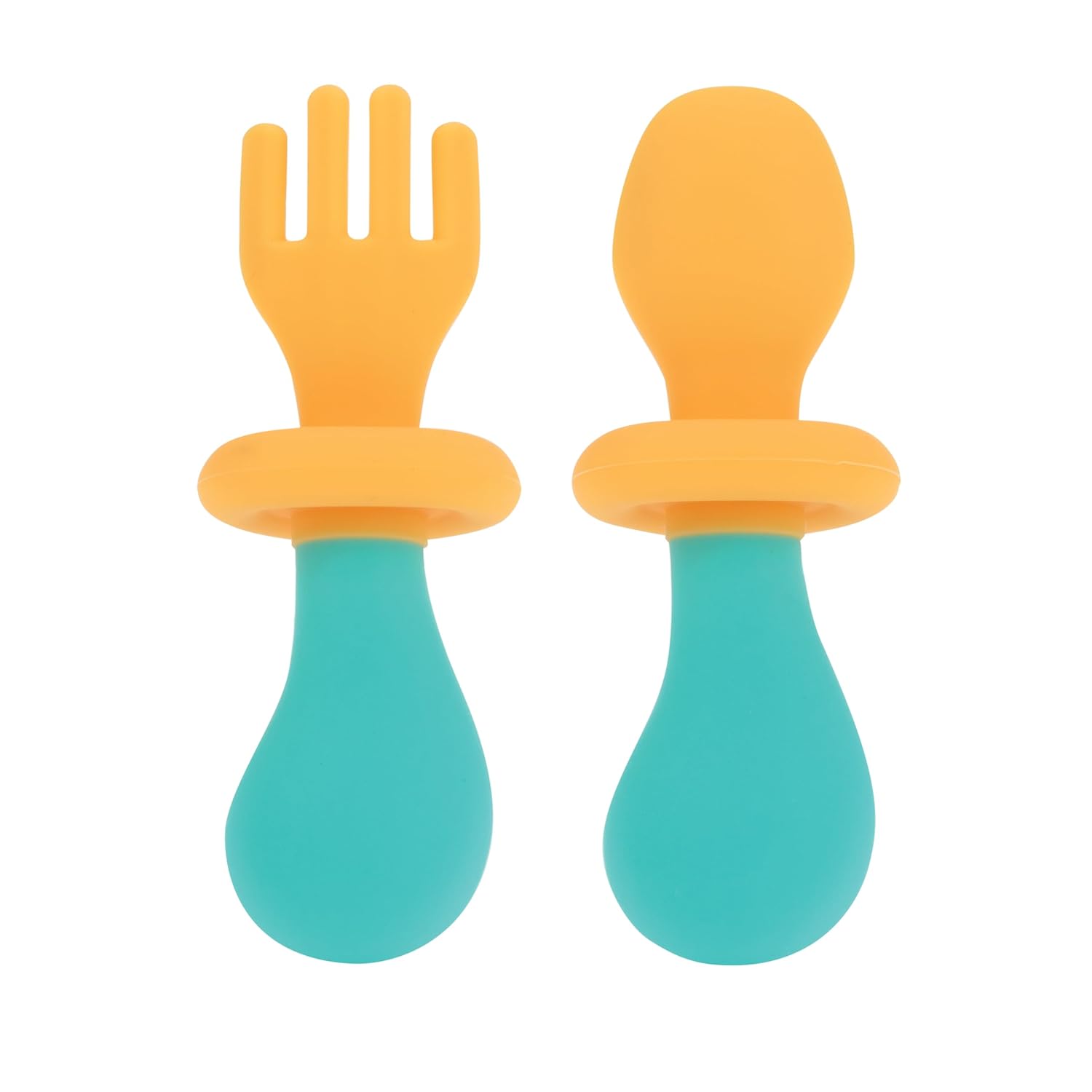 Nuby SafetyGuard First Fork and Spoon Set for Babies 6 Months