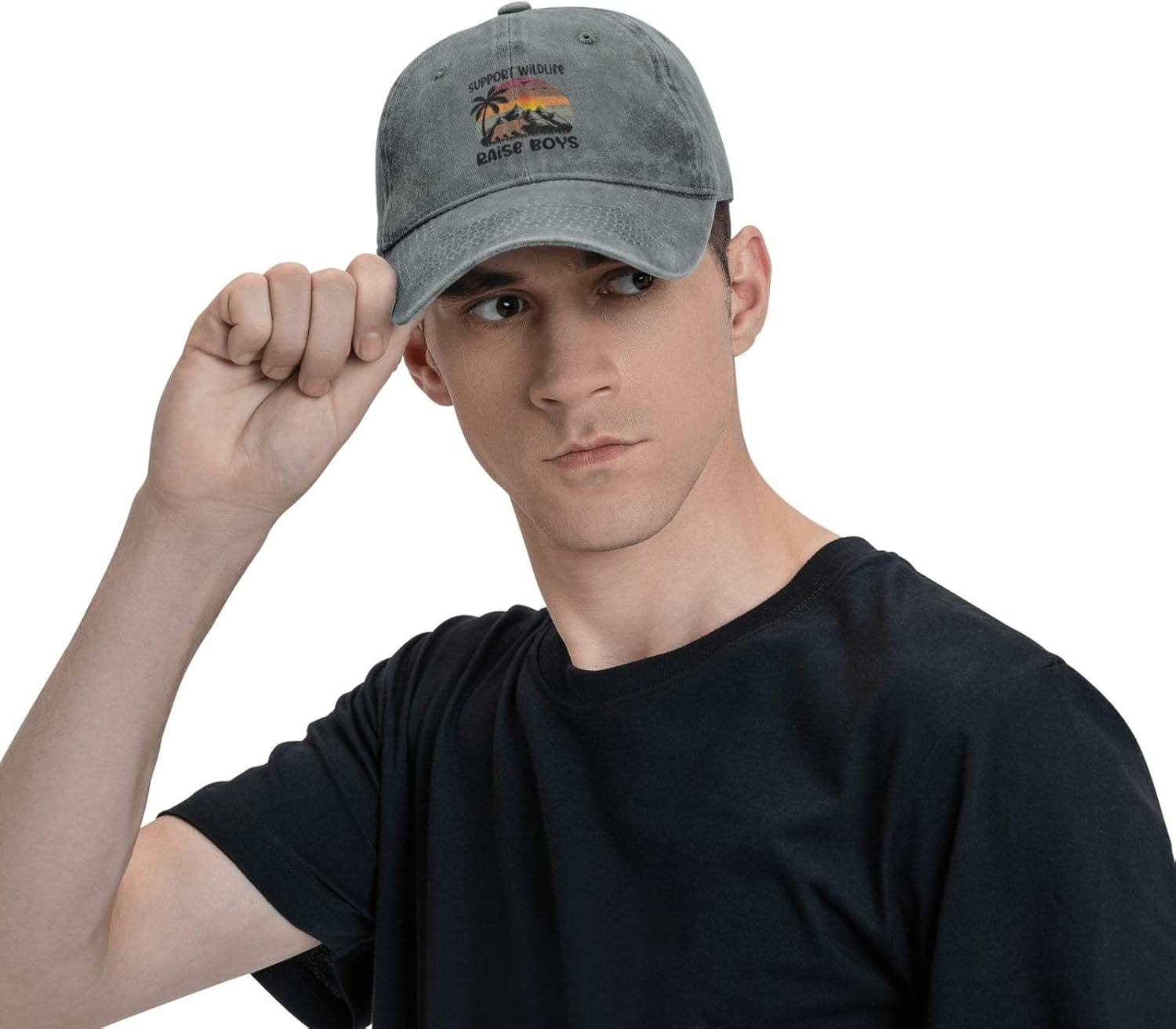 Trendy Adjustable Cowboy Hats for Men Women Premium Cotton Baseball Cap