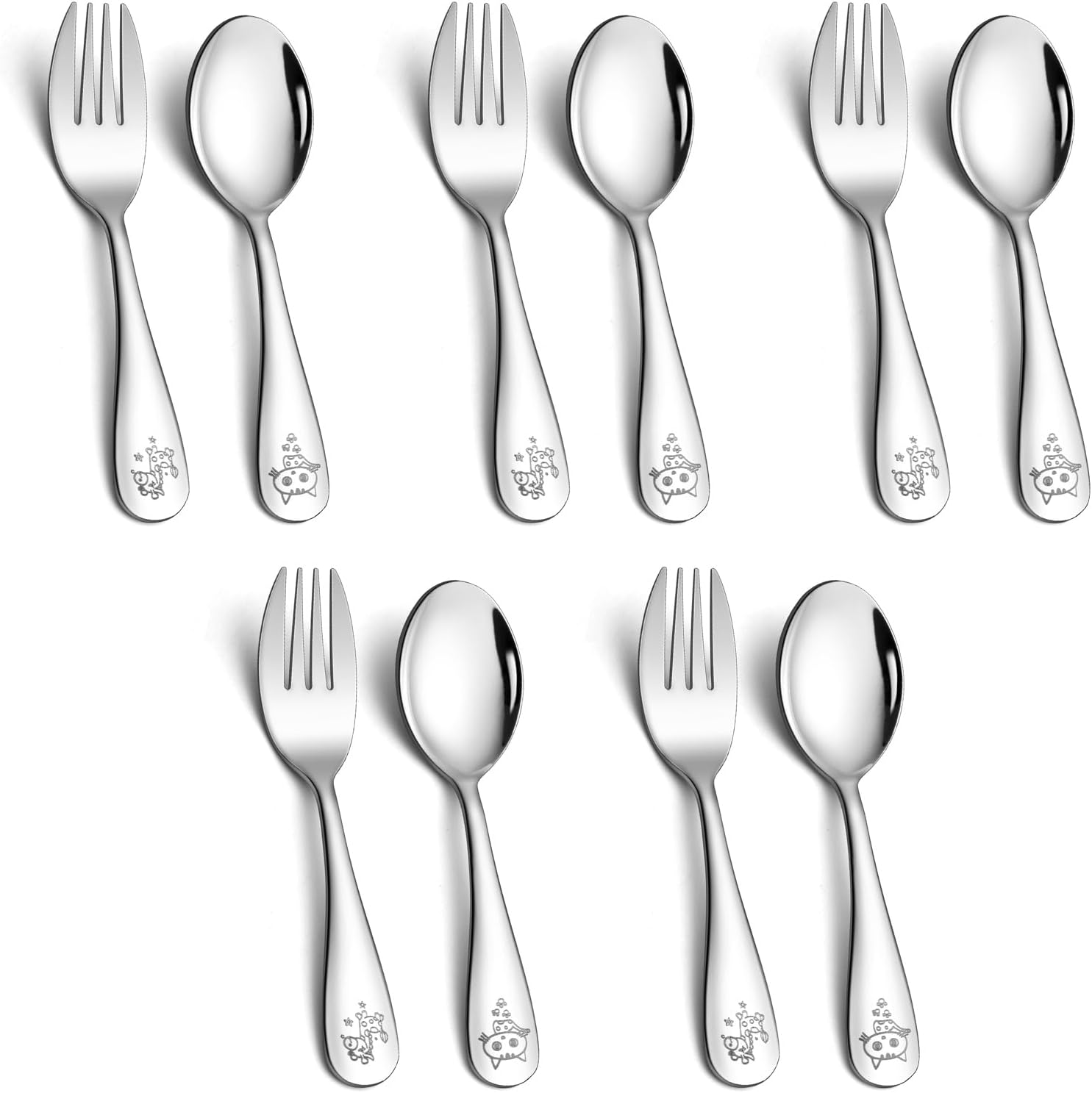 LIANYU Toddler Utensils Set