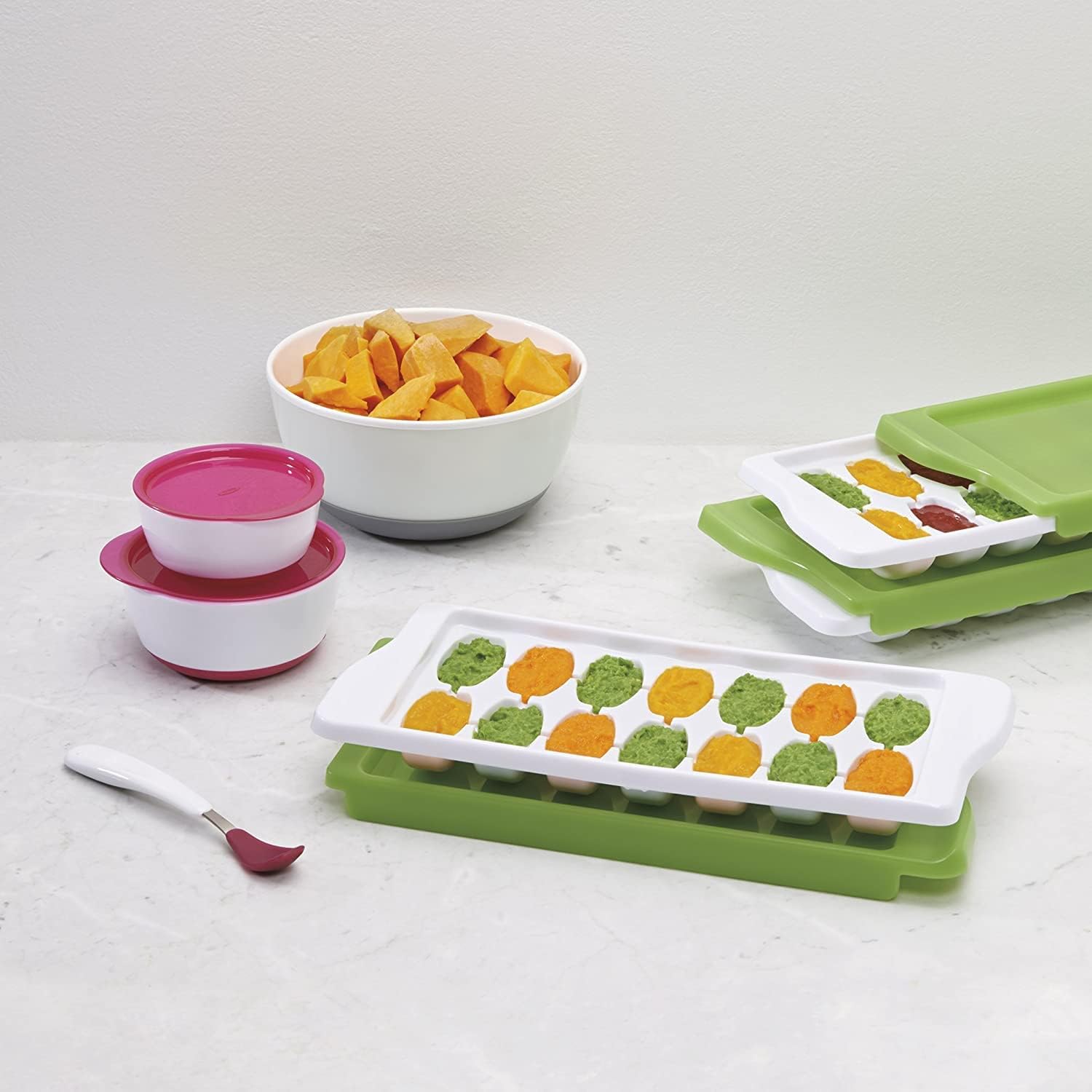 OXO Tot Feeding Spoon Set - Soft Silicone for Growing Babies
