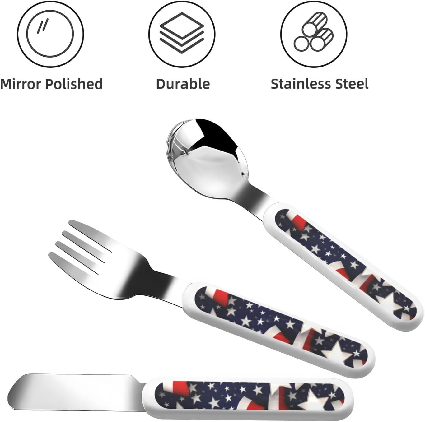 American Flag Flatware Set