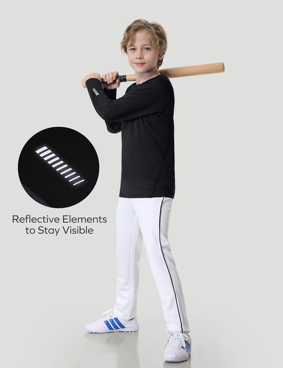 Ewedoos Boys Compression Thermal Shirt