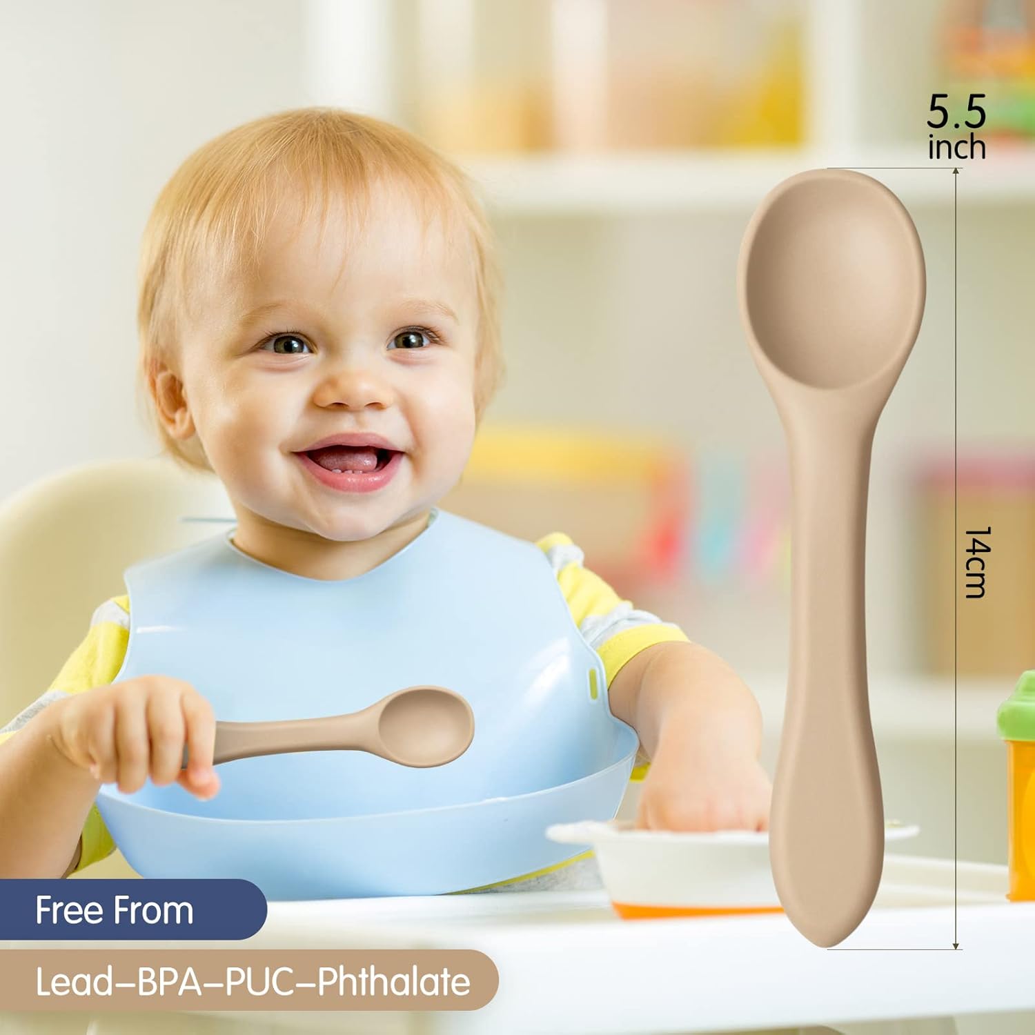 Aedida 5-Piece Baby Spoons