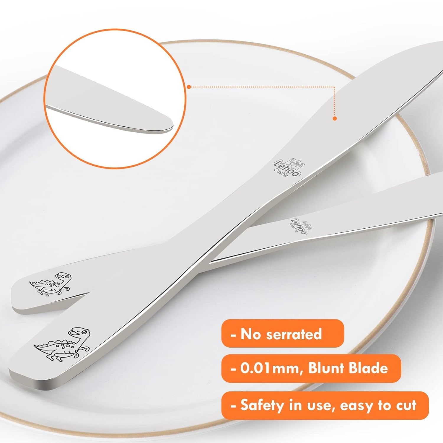 Lehoo Castle Kids Stainless Steel Cutting Set
